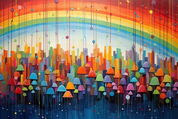 Enchanting abstraction using rainbow and rain
