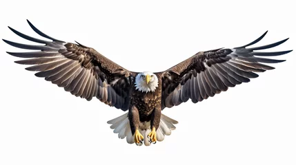 Foto auf Alu-Dibond Eagle isolated on white background © Natia