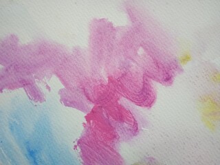 hand painted original impressionism art colorful abstract watercolor painting background for design