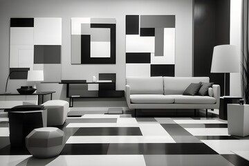 Monochromatic Harmony The Geometry of Simplicity - Generative AI Edition




