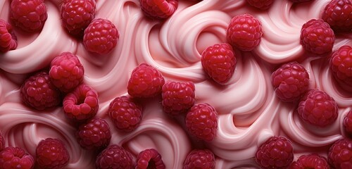 red raspberry background