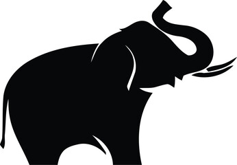 Elephant silhouette icon