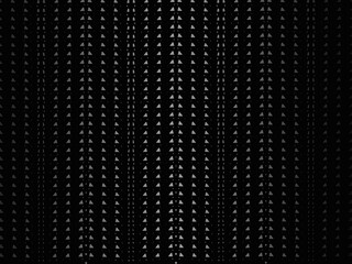 Black metal texture steel background. Perforated metal sheet.