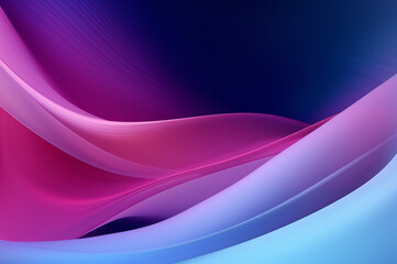 Wallpaper, vivid beautiful glowing waves and lines. Abstract background. Ai generated.