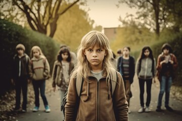 Obraz premium Elementary Age Bullying