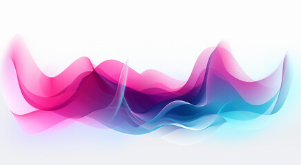 Wallpaper, waves of water or smoke. Abstract background. Ai generated.
