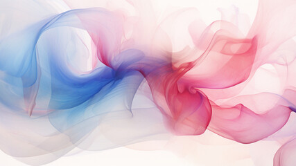 Wallpaper, waves of water or smoke. Abstract background. Ai generated.