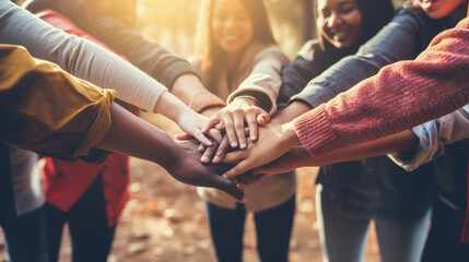 close up of hands holding each other