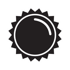 bottle cap icon logo vector design template