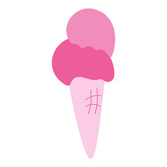 ice cream pink girl doll sweet summer