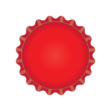 bottle cap icon logo vector design template