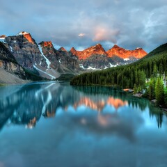 Fototapeta premium lake in the mountains