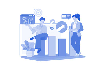 The company is experiencing business growth due to effective marketing strategies and customer satisfaction.