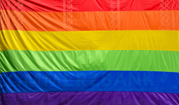 rainbow flag background