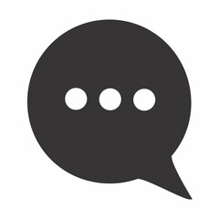 Chat Message Bubble Vector Icon Set. Communication icon. Speech bubble, dialogue. Set of web icons. Online communication. Conversations, SMS, Notifications, Group Chats. Chat icons in different styles