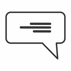 Chat Message Bubble Vector Icon Set. Communication icon. Speech bubble, dialogue. Set of web icons. Online communication. Conversations, SMS, Notifications, Group Chats. Chat icons in different styles