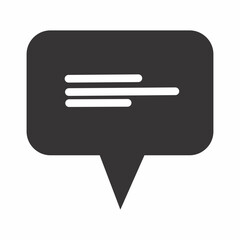 Chat Message Bubble Vector Icon Set. Communication icon. Speech bubble, dialogue. Set of web icons. Online communication. Conversations, SMS, Notifications, Group Chats. Chat icons in different styles