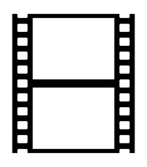 Vintage cinema frame template. Blank retro picture
