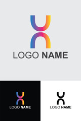 abstract logo design x logo