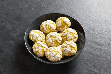Homemade lemon cookies