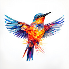 Fototapeta premium GeomeTweeter. Generative AI.