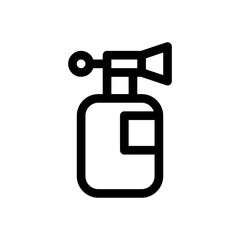 fire extinguisher line icon