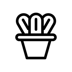 plant line icon