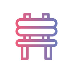 bench gradient icon