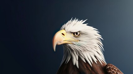 Fototapeta premium Bald eagle head