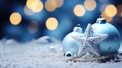 Radiant Christmas Elegance: Festive Background