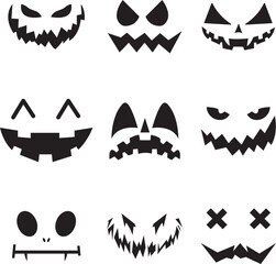 Fototapeta premium halloween icons set 1