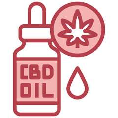 cbd oil flat icon,linear,outline,graphic,illustration