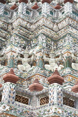 Fototapeta premium buddhist temple roof