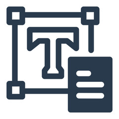 Typography Mastery in Design Icon