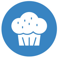 Muffin Vector Icon Design Illustration
