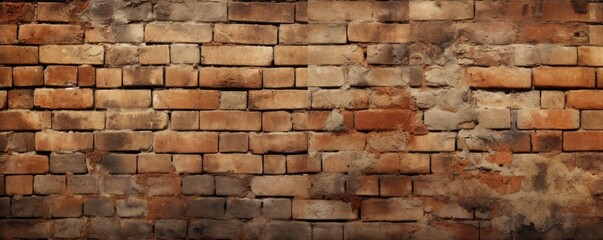 Orange bricks texture background for website page header
