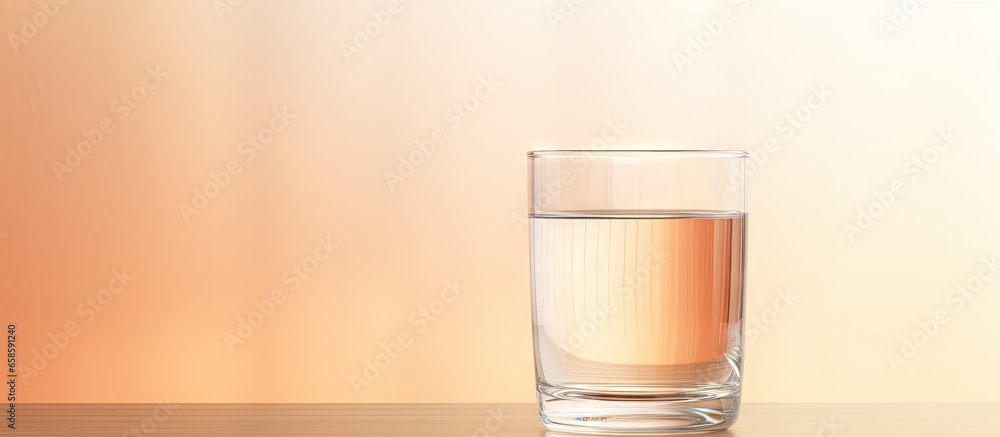Aufkleber water droplets on a isolated pastel background copy space illuminated by natural light create soft s