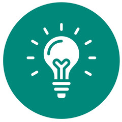 Light bulb Vector Icon Design Illustration