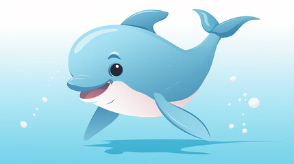 Adorable Aquatic Dolphin