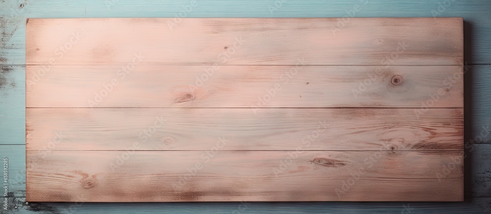 Poster copy space image on isolated background with wooden sign