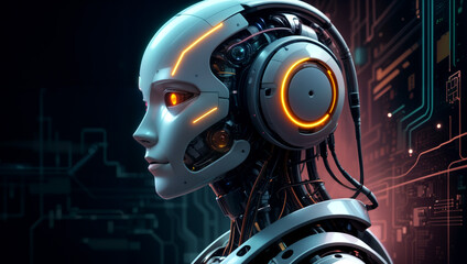 AI robots, technology that is about to change the world. AI generated - 658592427