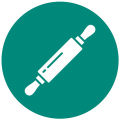 Rolling Pin Vector Icon Design Illustration