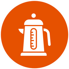 Electric Kettle Vector Icon Design Illustration