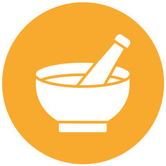 Mortar Vector Icon Design Illustration