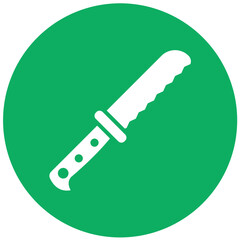 Bread Knife Vector Icon Design Illustration