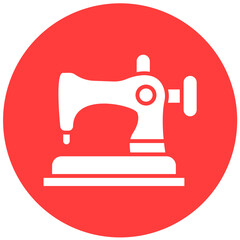 Sewing Machine Vector Icon Design Illustration