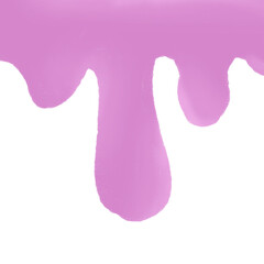 pink drip paint