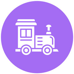 Train toy Vector Icon Design Illustration