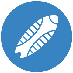 Bodyboard Vector Icon Design Illustration