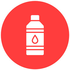 Water Bottle Vector Icon Design Illustration